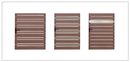  お庭（ガーデニング）や玄関の目隠しに。アルな木目の目隠し樹脂ウッドフェンス｜ベータウッド